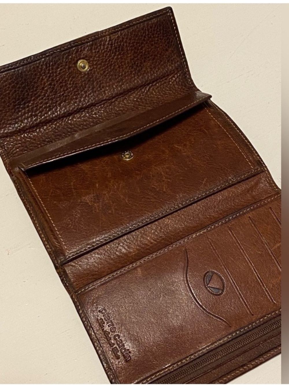 Pierre Cardin Brown Leather Bi-Fold Wallet